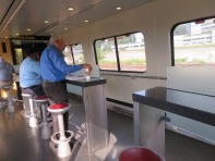 The Cafe Car seating area