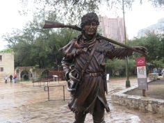 Statue of David Crockett - The Alamo