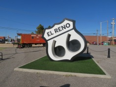 Attraction on the road side in El Reno Oklahoma